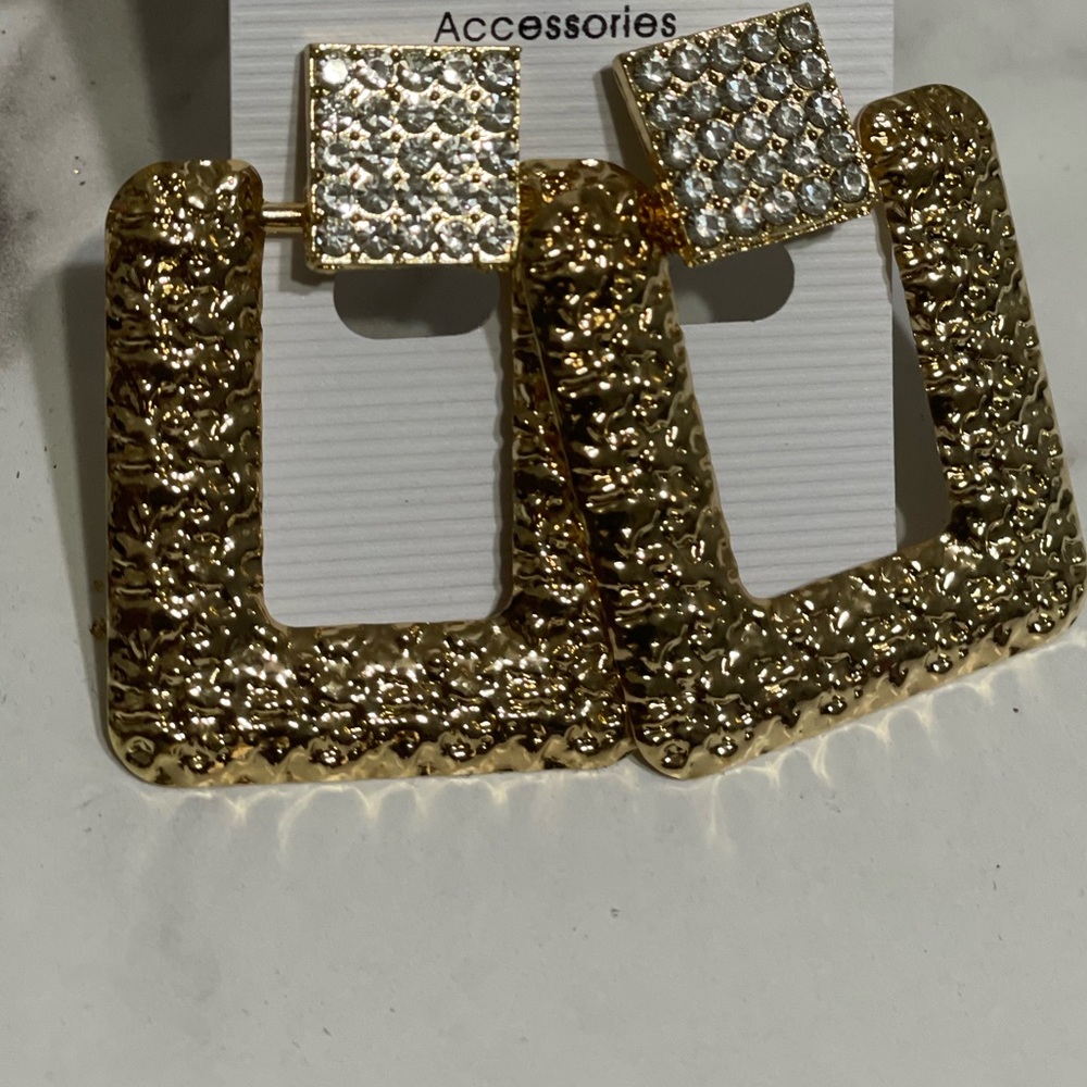 Gold Knocker Earrings